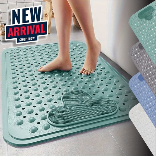 Premium rubber shower bath mat - rubber,