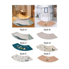 Curved Shower Mat Floor Mat