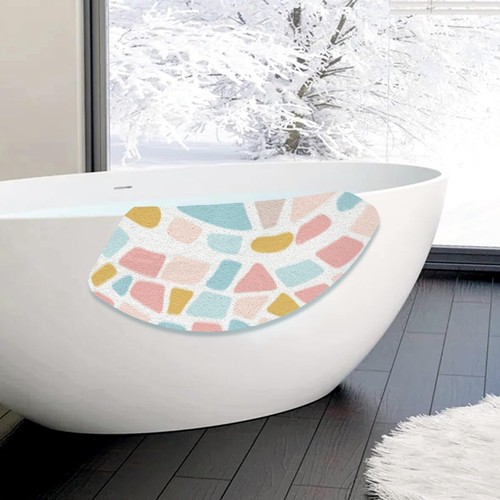 Corner shower mat non - corner, slip