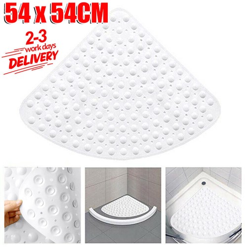 Suction corner shower mat - shower,