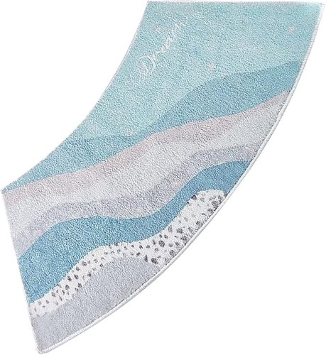 Curved bath mat - curved, corner