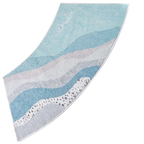 Dfeo curved bath mat - dfeo@mf,