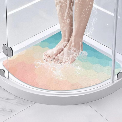 Corner shower mat - corner, non