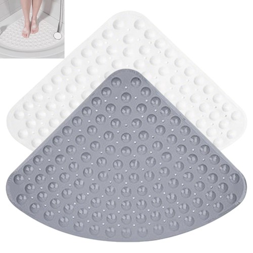 Corner bath shower mat non - bath,