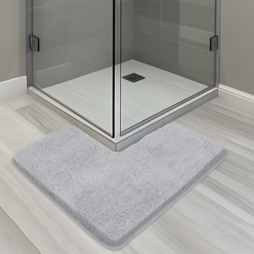 Shaped bath mat corner - l-shaped,