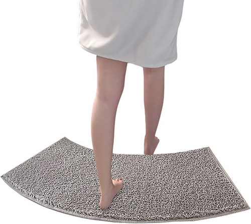 Fan shaped curved - curved, shower