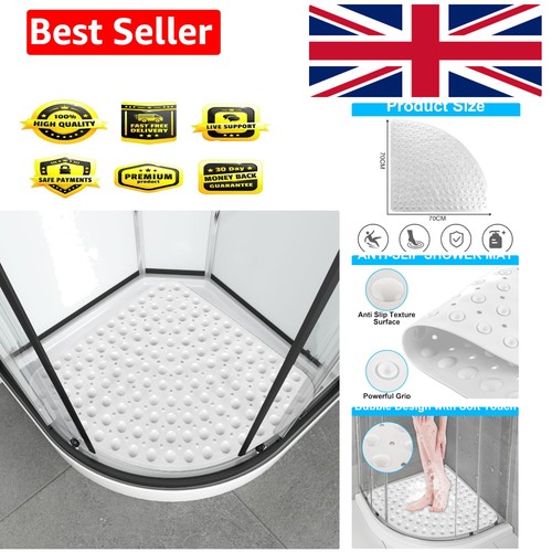 Corner shower mat 70cm - mat,