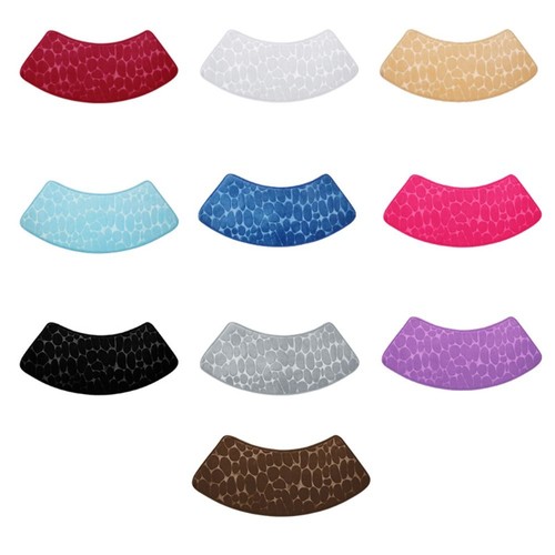 Curved bathroom floor mat - bathroom,