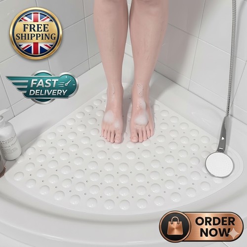 Non slip corner shower - mat,