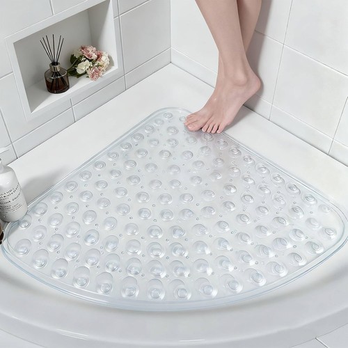 Corner shower mat non - non, slip