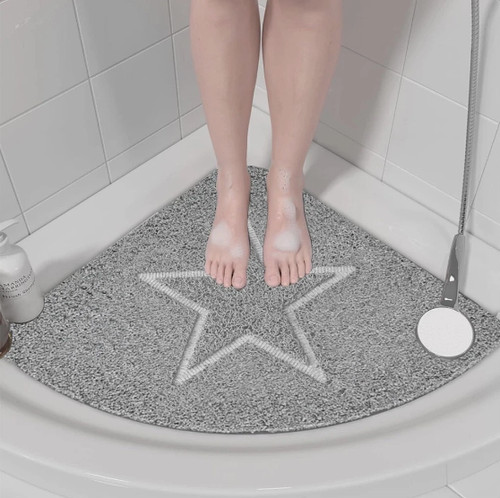 Non slip corner shower - non,