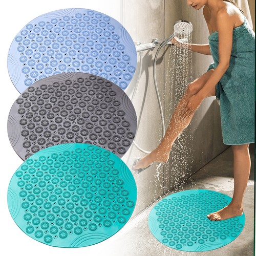 55cm round shower mat - round, non