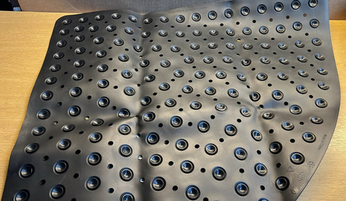 Corner shower mat non - shower, slip