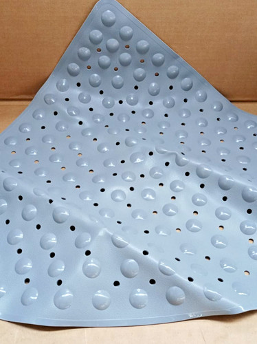 Corner shower mat drain holes - drain,